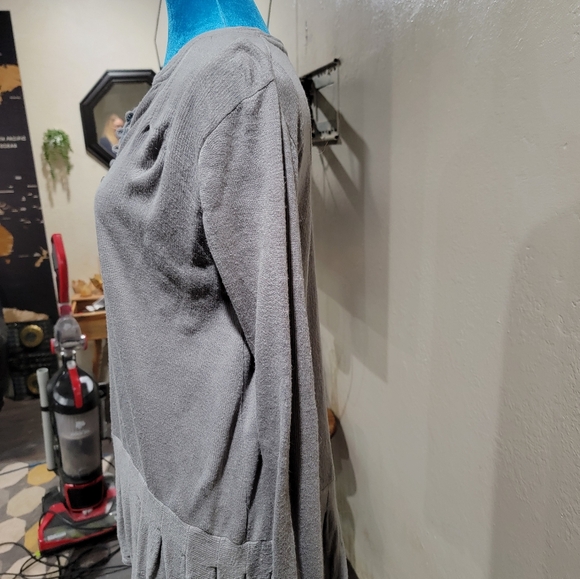 Free People gray minidress/ tunic sz S - Picture 3 of 6